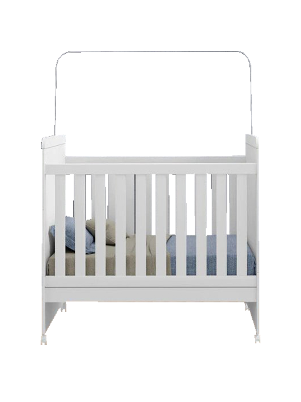 Seline Convertible Baby Crib in Satin White Finish