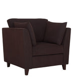 Mauk 1 Seater Sofa - Mohagony Brown