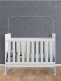 Seline Convertible Baby Crib in Satin White Finish