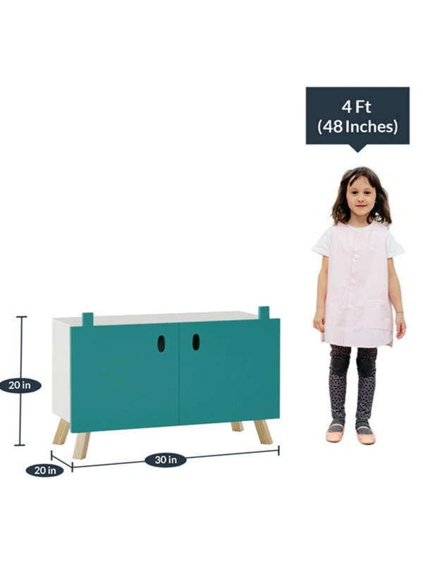 Ola Standard Storage Chest of Drawer in Caribe Green