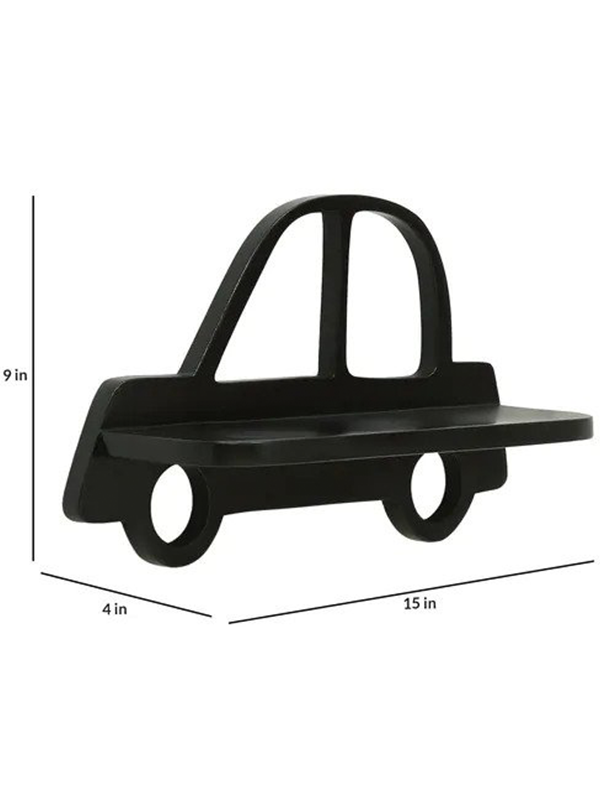 Artoria Kids wall shelf in Black - Urban Galleria