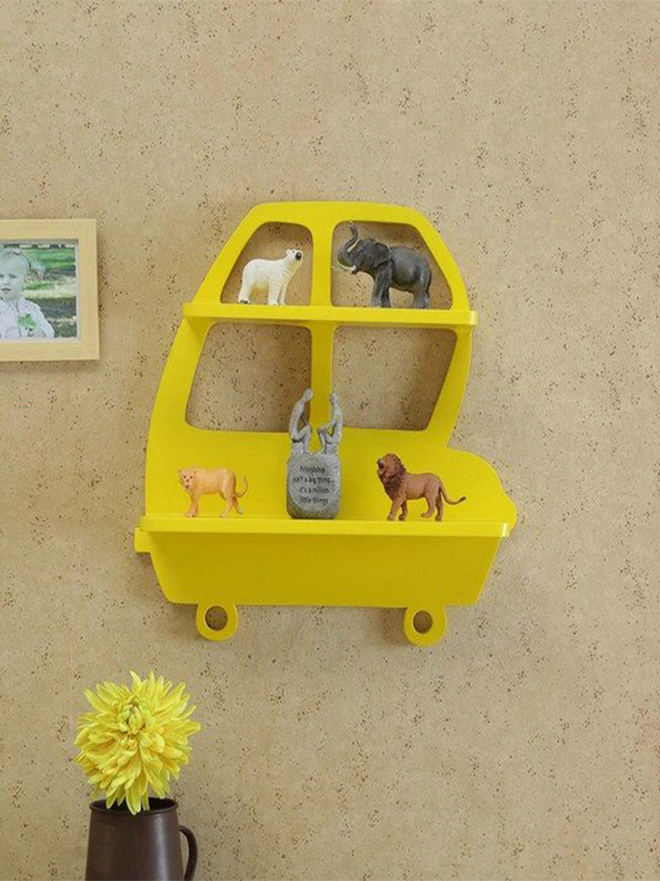 Artoria Kids wall shelf in Yellow - Urban Galleria