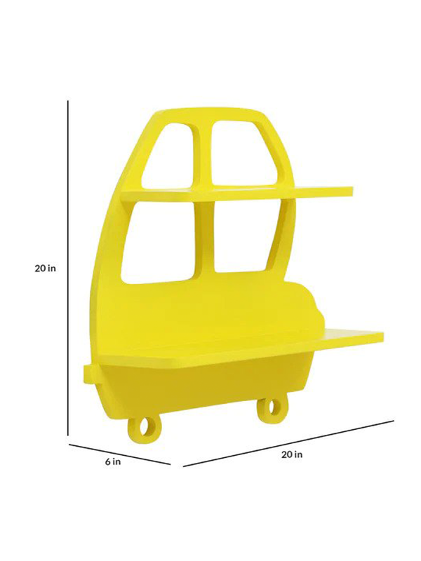 Artoria Kids wall shelf in Yellow - Urban Galleria