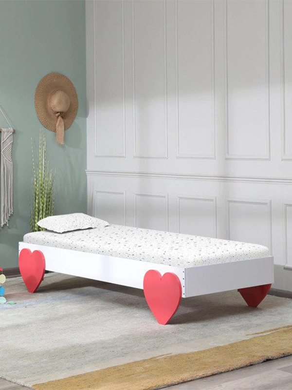 Cricklae Birch Wood Single Bed in White