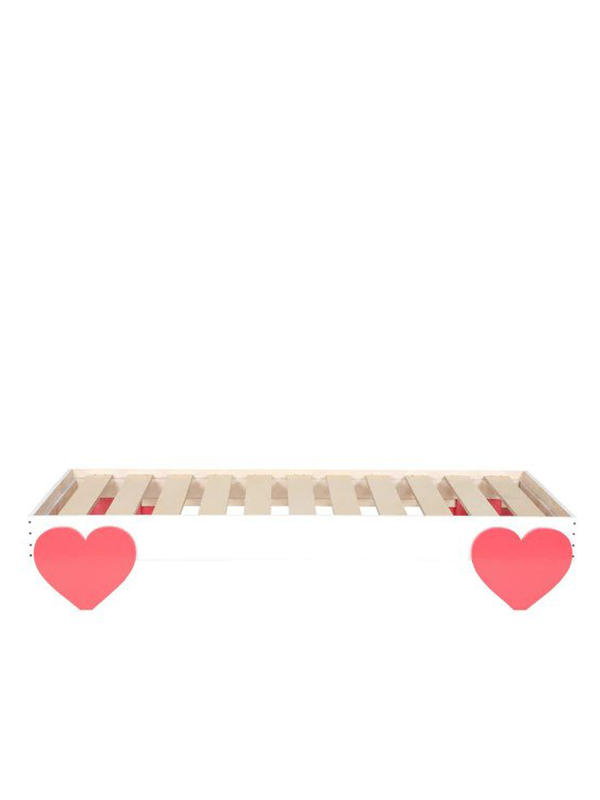 Cricklae Birch Wood Single Bed in White