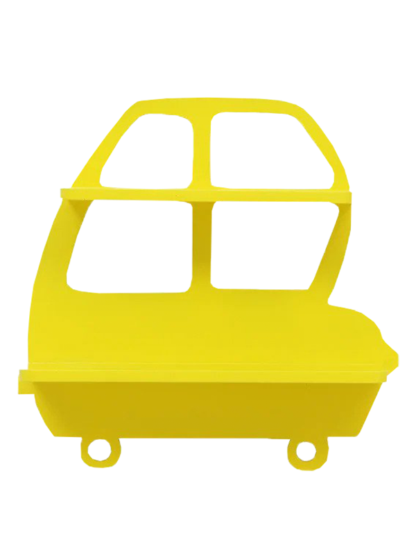 Artoria Kids wall shelf in Yellow - Urban Galleria