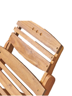 Lilieum Wood Chaise Lounge