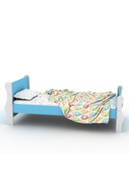 Rowan Bed in Blue