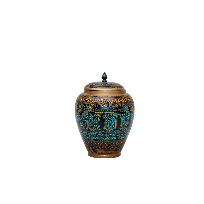 Boho Candy Jar - Blue