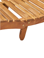 Lilieum Wood Chaise Lounge