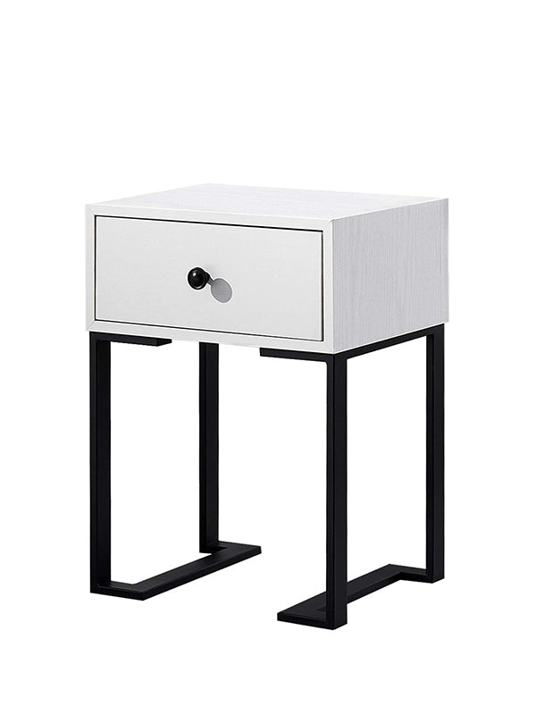 Black and white on sale side table