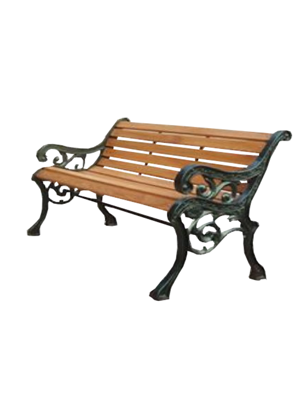 Victoria Sitting Bench - Brown and Black