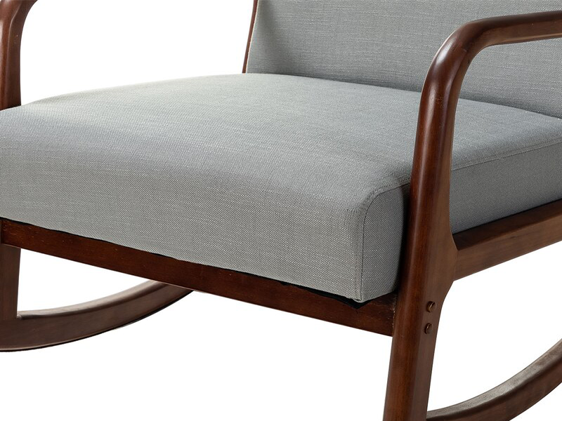 Ankara Rocking Chair - Grey - Urban Galleria