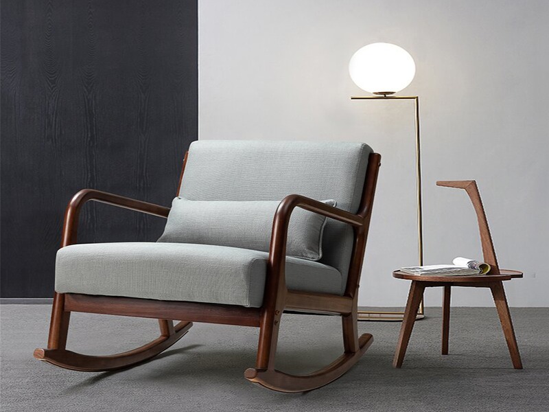 Ankara Rocking Chair - Grey - Urban Galleria