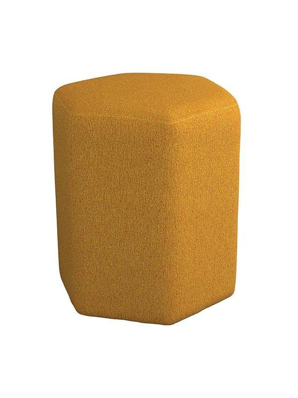 Stanley - Upholstered Mustard Sofa Stool - Urban Galleria