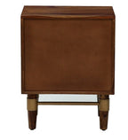 Kira BedSide Table with Cane Finish