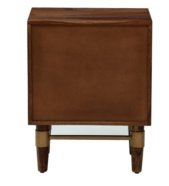 Kira BedSide Table with Cane Finish