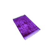 Geometric Round Arch Prayer Mat - Purple