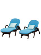 Brunnera Outdoor Chaise Lounge