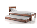 Cortes Single Bed in Pure Wood