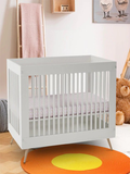 Archer Crib with Removable Side Railing in White colour - Urban Galleria
