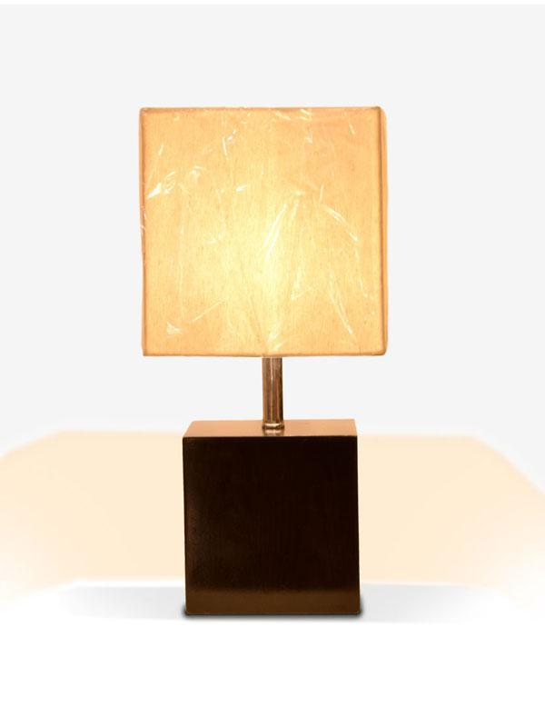 Wooden Box Lamp
