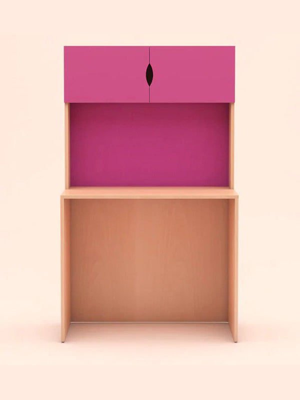 Melinda Study Table in Pink