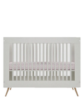 Archer Crib with Removable Side Railing in White colour - Urban Galleria