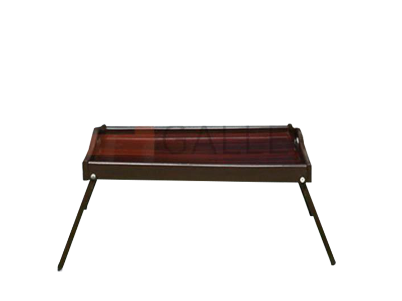 Dark Brown Folding Bed Table