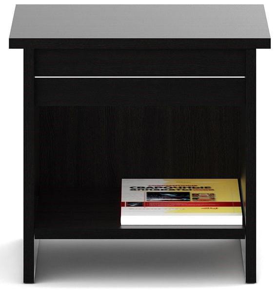 Aruba Bed Side Table - Dark Brown - Urban Galleria