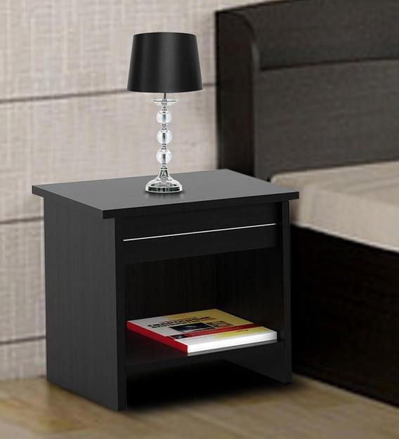 Aruba Bed Side Table - Dark Brown - Urban Galleria