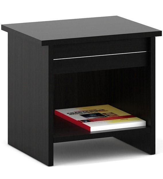 Aruba Bed Side Table - Dark Brown - Urban Galleria