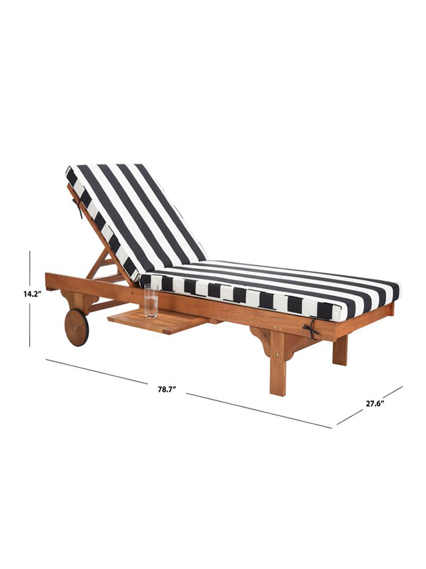 Zebra Lounge Chair in Yellow Pine