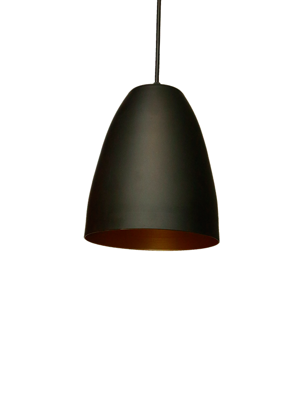 Black Oval Wall Pendant