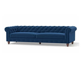 Valerie 4 Seater Sofa - Saphire Blue