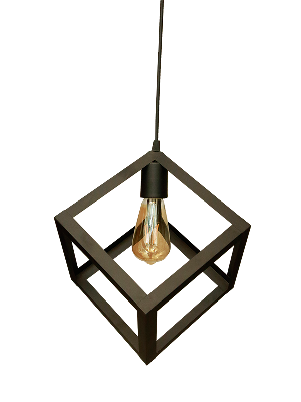 Cubic Pendant - Black