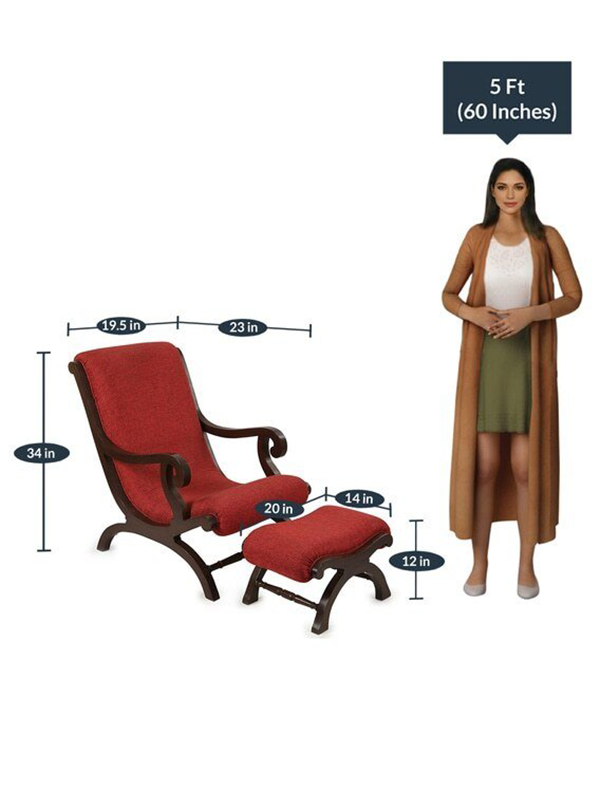 Calla Lounge Chair with Footrest