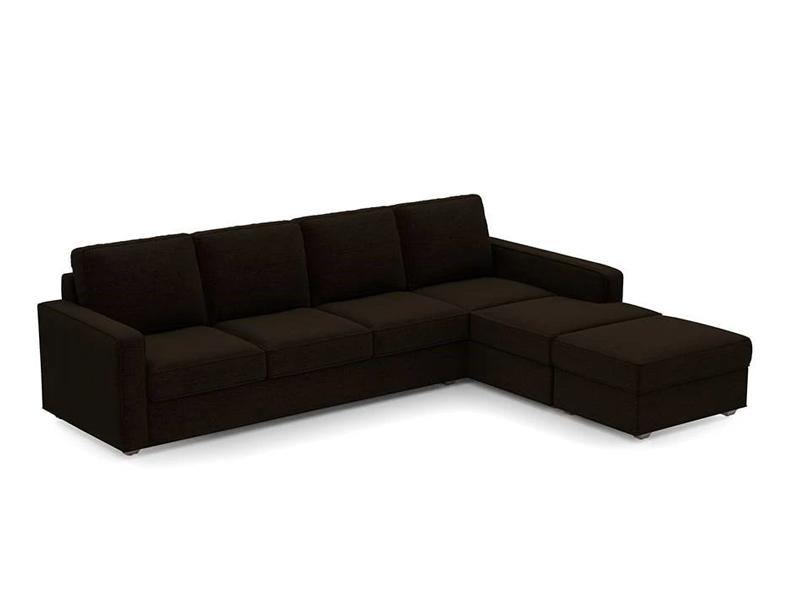 Austin 6 Seater Sectional Sofa - Dark Brown - Urban Galleria