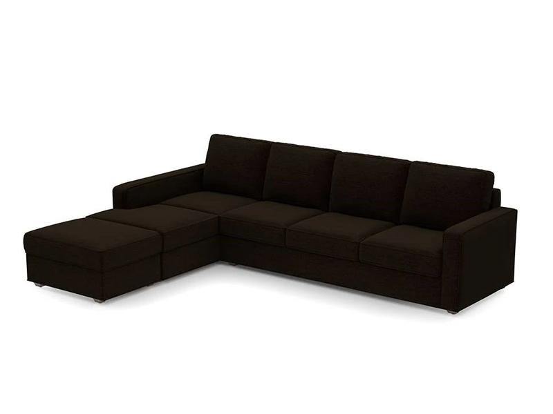 Austin 6 Seater Sectional Sofa - Dark Brown - Urban Galleria