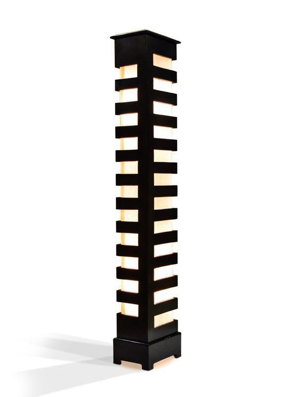 Wooden Cutwork Floor Lamp ( with 2 Lights )