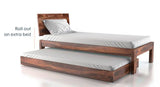 Cortes Single Bed in Pure Wood