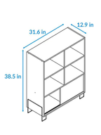Gibney Book Shelf cum Display Unit