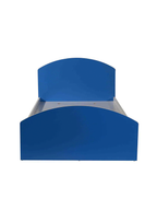 Dolly Splash Bed in White & Blue Finish