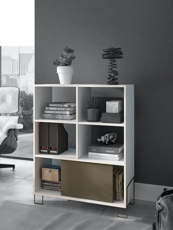 Gibney Book Shelf cum Display Unit