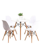 Bargas Dining Set - White