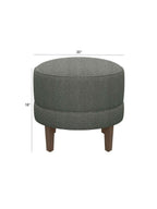 Maven Dark Gray Sofa Stool - Urban Galleria