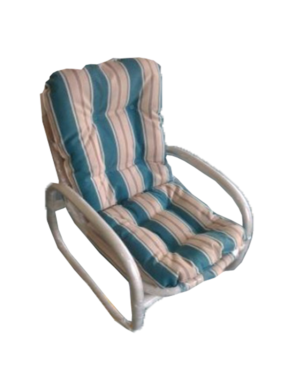 Deovilee Outdoor Chair - Blue and White