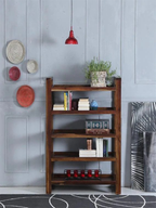 Weldone Solid Wood Book Shelf