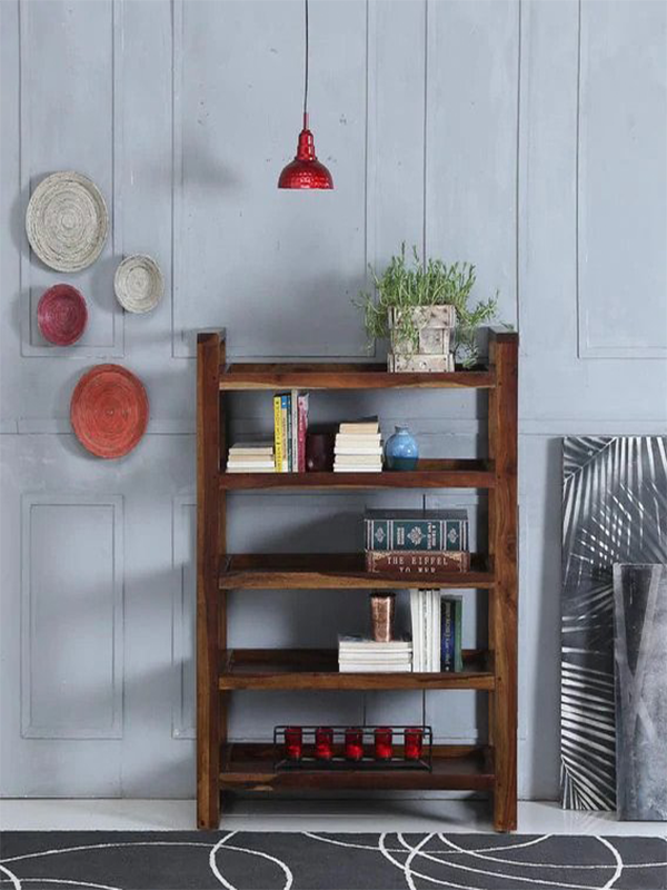 Weldone Solid Wood Book Shelf