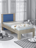 Burkely Single Bed in Drift Wood Finish